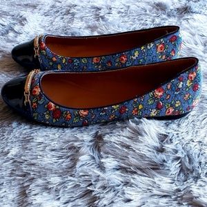 Machi Shoes - Machi Pegina Navy Floral Flats Size 7.5 Machi Shoes - Machi Pegina Navy Floral Flats Size 7.5